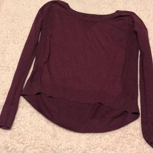 maroon sweater